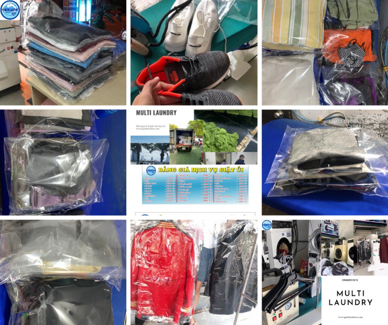 Các dịch vụ giặt ủi tại Multi Laundry Đà Nẵng