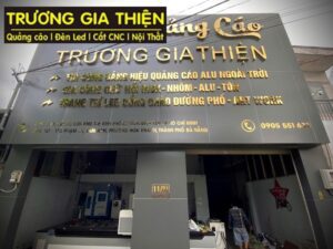 Trương Gia Thiện gia công chữ nổi inox giá rẻ