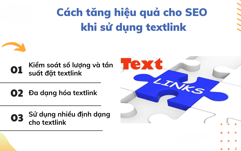 Cách tăng hiệu quả và sử dụng textlink báo an toàn