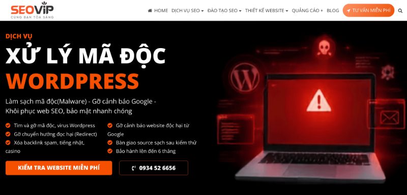 Dịch vụ xử lý mã độc