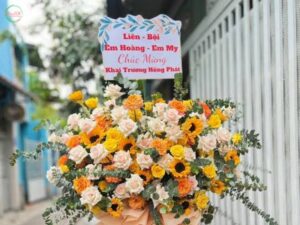Nghệ thuật chọn kệ hoa khai trương, chúc mừng sự kiện doanh nghiệp